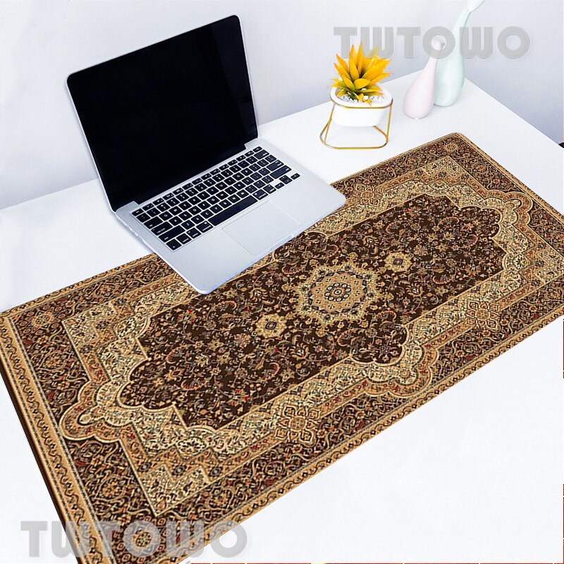 Mouse Pad Persian Carpet Large Mini Pc Gamer Players Like The Speed Rubber Gaming Accessories Keyboard Desk Mat Коврик Mousepad: 3 / Size 600x300x2 mm