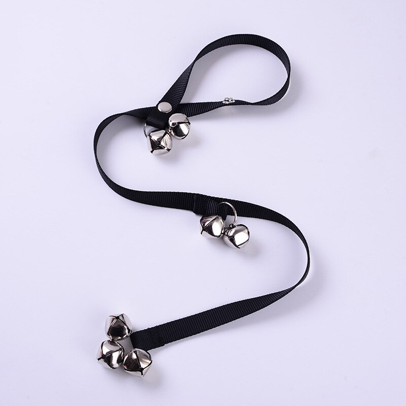 Dog Bells for Potty Training Pet Puppy Doorbell for Housetraining Your Doggy or Housebreaking Your Puppy 2.5*85cm Adjustable