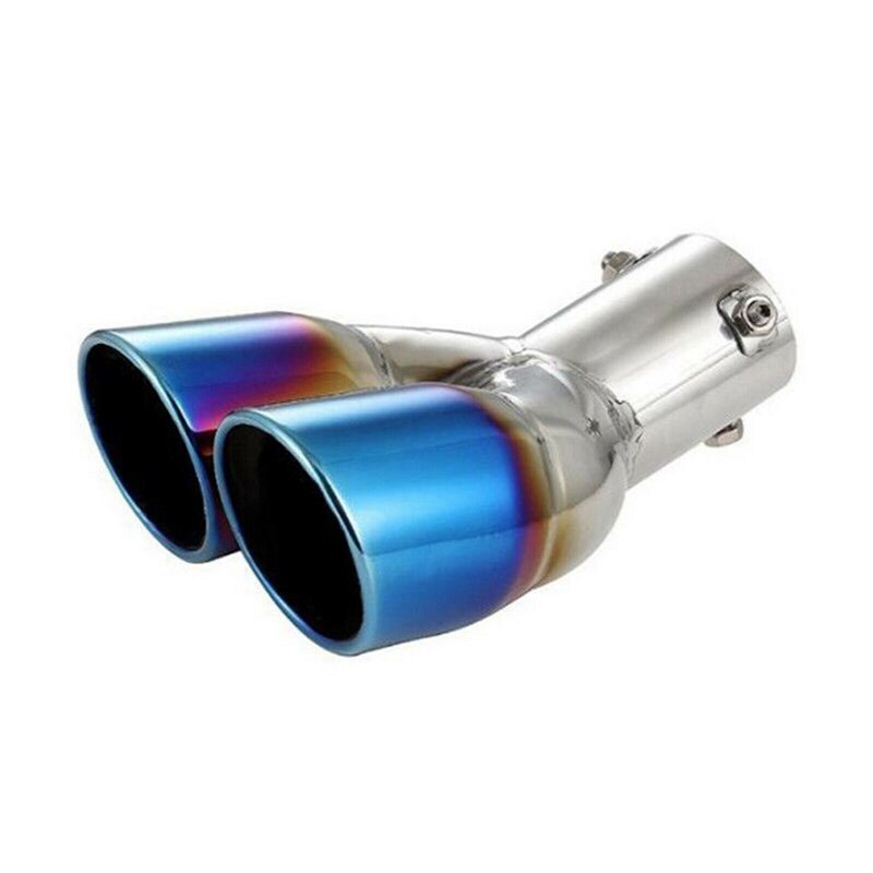 Car Stainless Steel Rear Exhaust Pipe Muffler Tail End Tube for Toyota C-HR CHR 17-18 Car Accessories