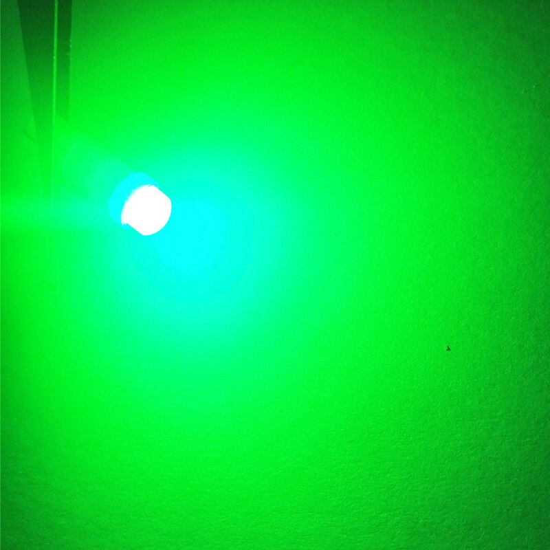 Luces LED T5 para Interior de coche, Bombilla de 4014 LED superbrillante para panel de instrumentos, w1.2 W W3 W, 10 unidades: Green