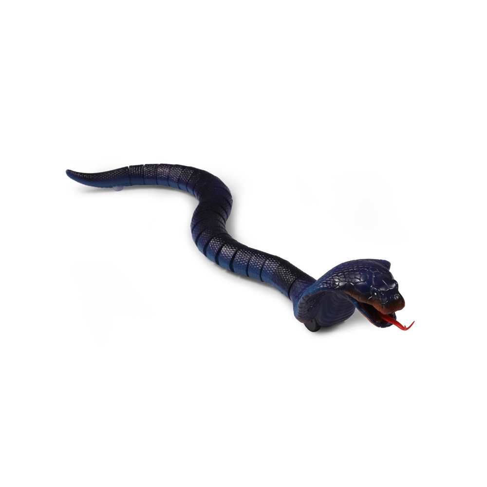 Simulation slange infrarød rc fjernbetjening skræmmende uhyggelig krybdyr slange legetøj robot anti-stress creeper til voksen barn