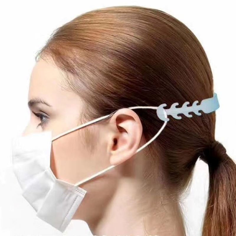 Ganchos para la oreja para mascarilla facial para niños y adultos, fijador de dolor de oídos ajustable, antideslizante, sujeción al oído, gancho de extensión para mascarilla