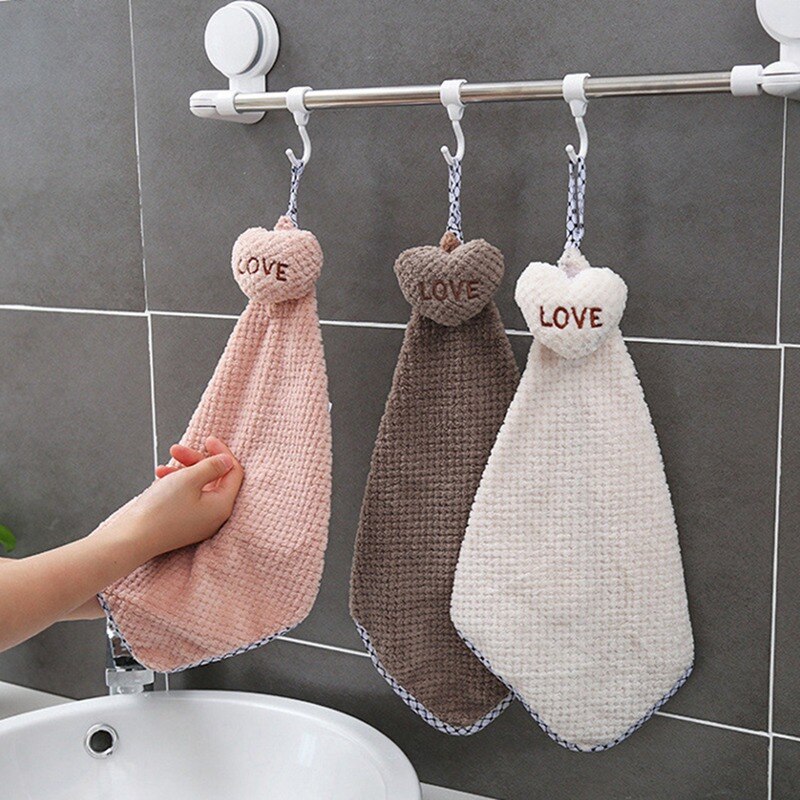 Leuke Handdoek Met Opknoping Gat Huishoudelijke Handdoek Met Hart Handdoek Voor Keuken