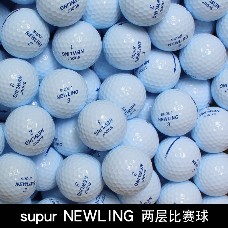 10 PCS Golf Balls Supur NEWLING Two Layers Supur Long Distance Golf Distance Balls Game Ball