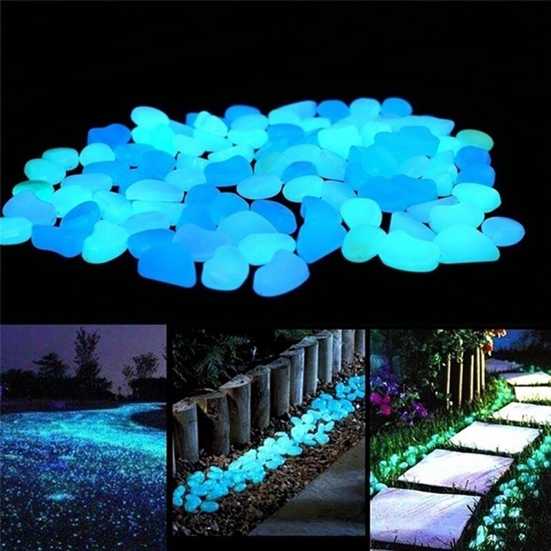 Artificial Luminous Stone Fish Tank Landscape Luminous Stone Garden Potted Landscape Pebbles Outdoor Decoration 2