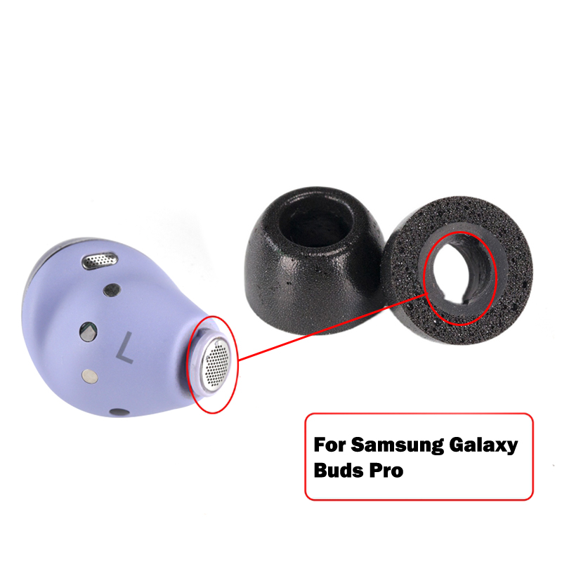 3Pairs Memory Foam Ear Tips For Galaxy Buds Pro Eartips Wireless Earbuds
