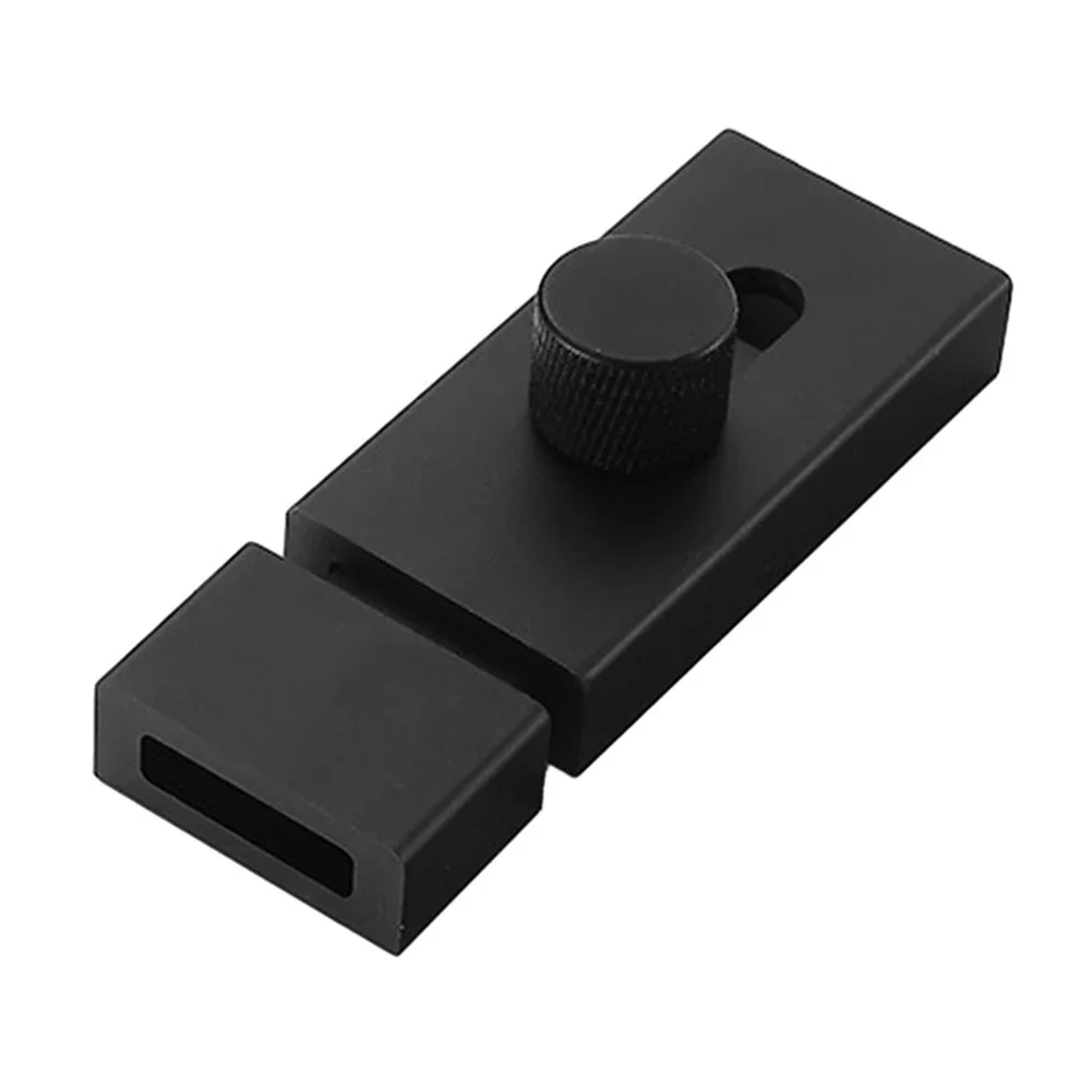 Door Lock Latch Punch-free Door Bolt Sliding Bolts Anti-theft Security Lock Aluminum Alloy Toilet Door Latch Gate Hardware: Beige