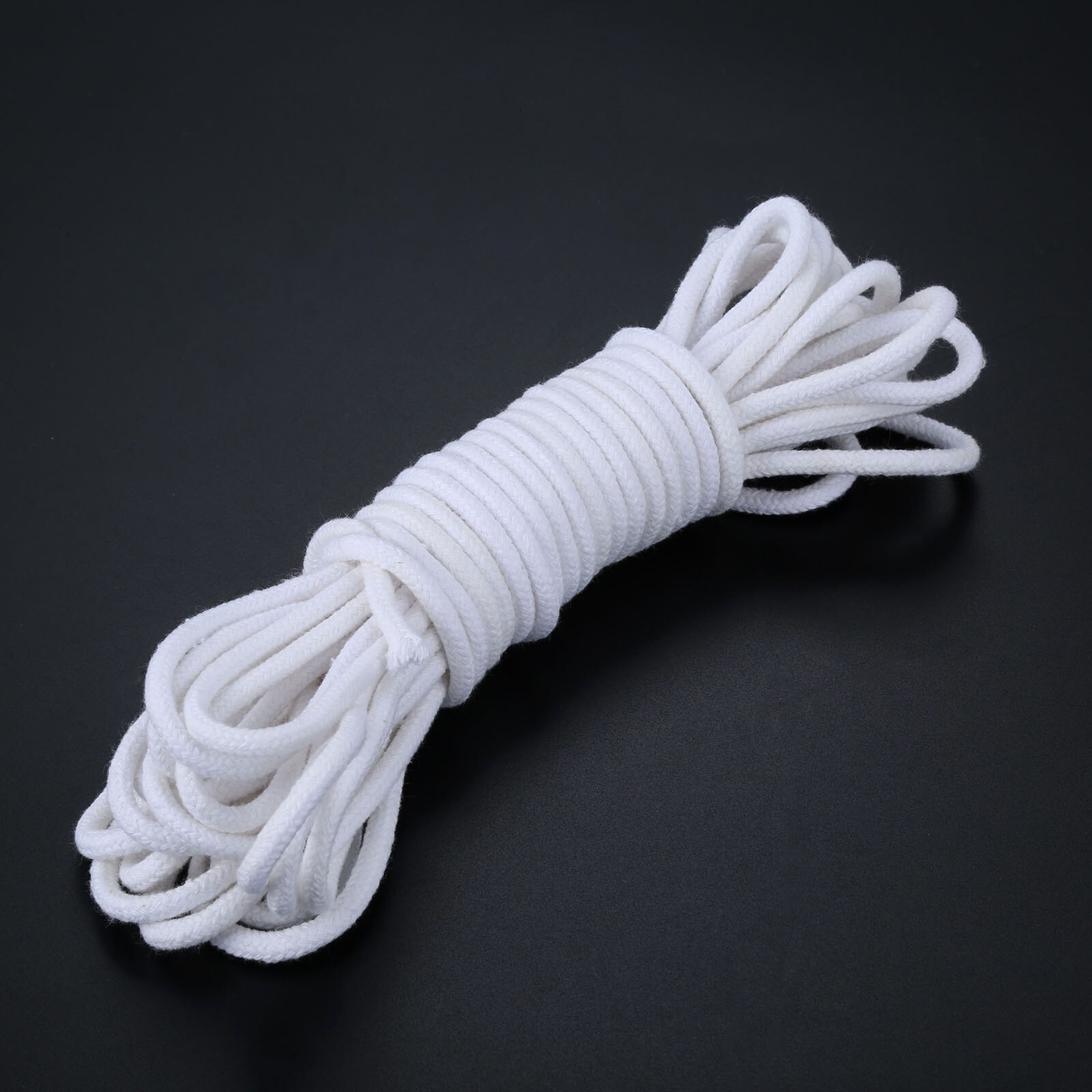 10M/32.81ft Lamp Wick Cotton Core Candle Making Wick Kerosene Burner Stove Lighting Alcohol Lamps Oil Lamp DIY Accessory Dia 6mm