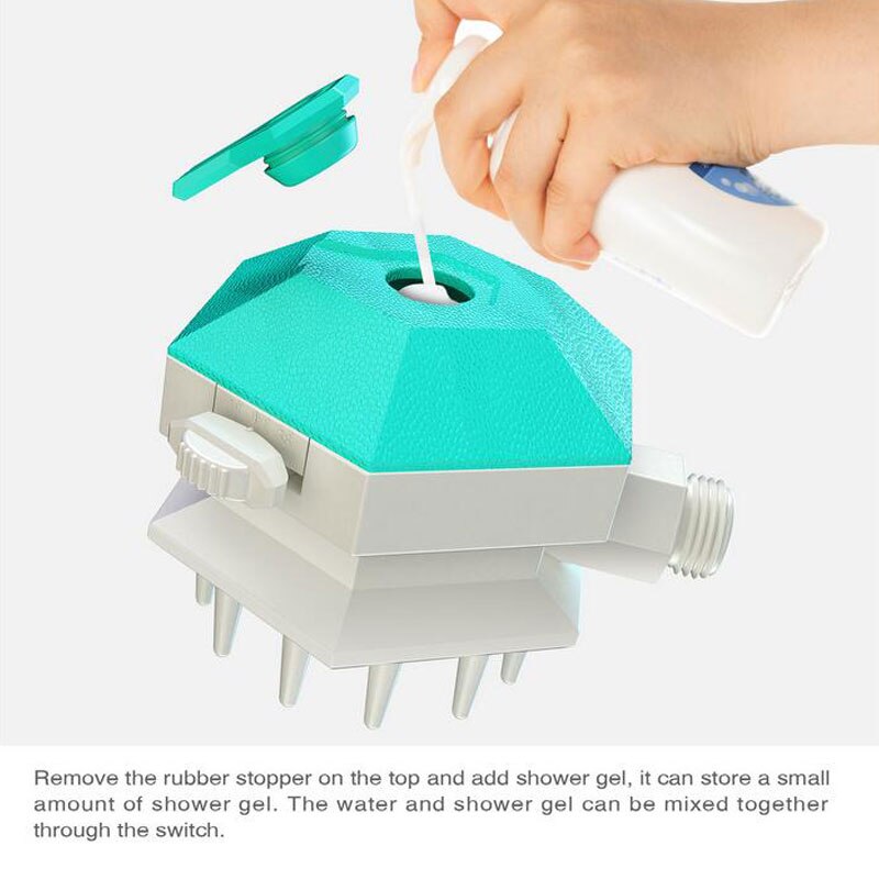 Pet Shower Head Bath Brush Dogs Cats Shower Comb Pet Washing Supply Accessories Sprinkler Animal Dog Wash Massage Shower