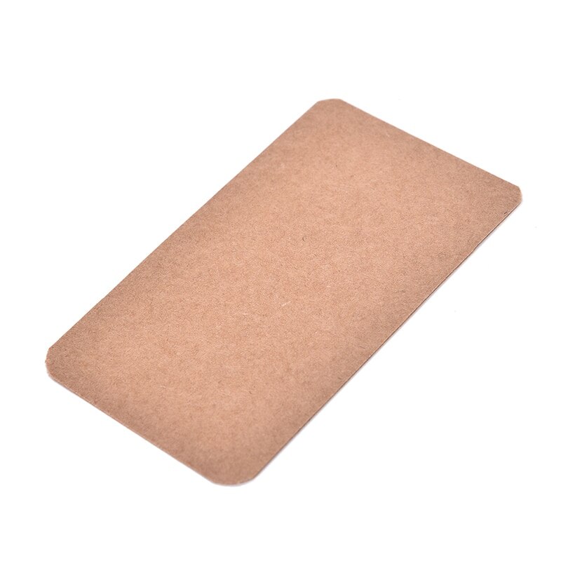 100pcs Blank Trading Business Wood Cards Label Tag Name Card 90 x 53mm DIY