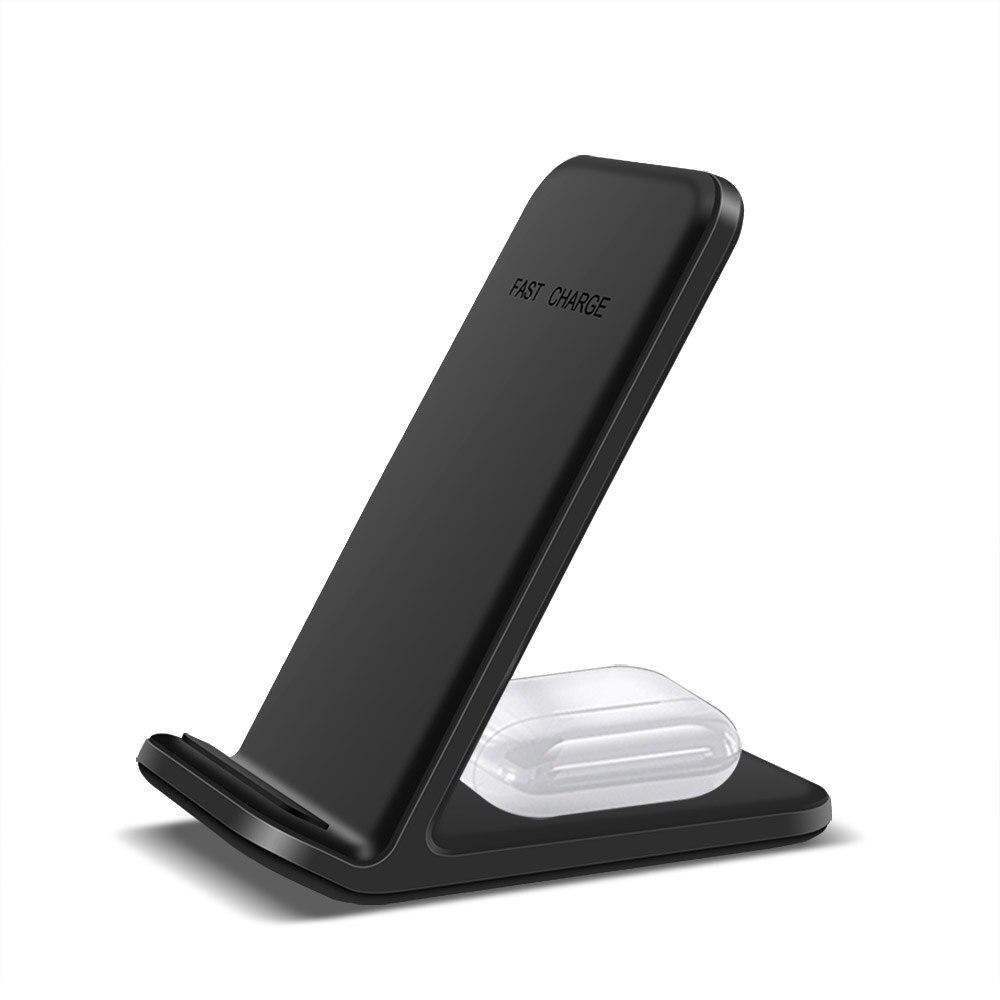 Soporte de carga inalámbrica para Apple Watch, estación de carga rápida Qi de 15W, 3 en 1 para iPhone 12, 11, XS, XR, X, 8, 6, 5, 4, 3 y 2, Airpods Pro: Phone Earphone Stand