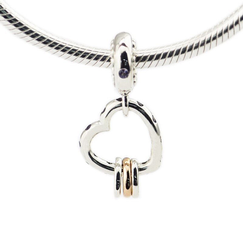 Perline 925 Sterling Silver New York Mette In Evidenza Ciondola il Fascino Misura Pendenti E Ciondoli Bracciali Gioielli FAI DA TE per Le Donne Degli Uomini del Regalo 02775: Heart Highlights