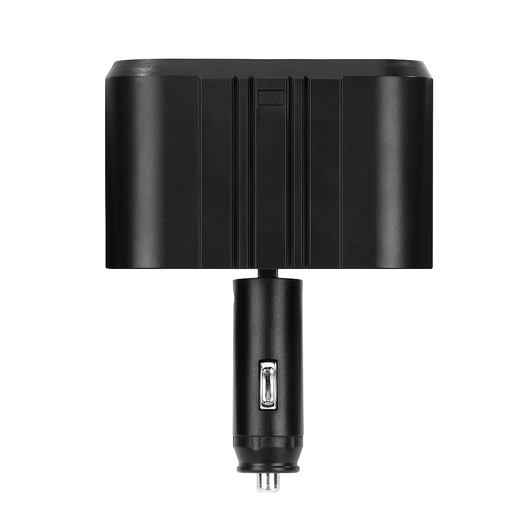 V16 HD Car Cigarete Lighter 80W 2 Way 12V 24V Socket Splitter 3.5A USB Charger for Outdoor Personal Car Accessories