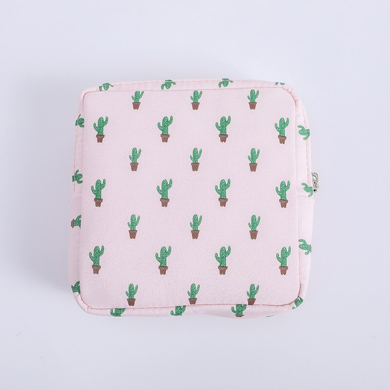 Portable Fabric Large Capacity Sanitary Towel Napkin Pad Tampon Purse Bag Organizer Pouch Girls Feminine Hygiene Pad Storage: B-3