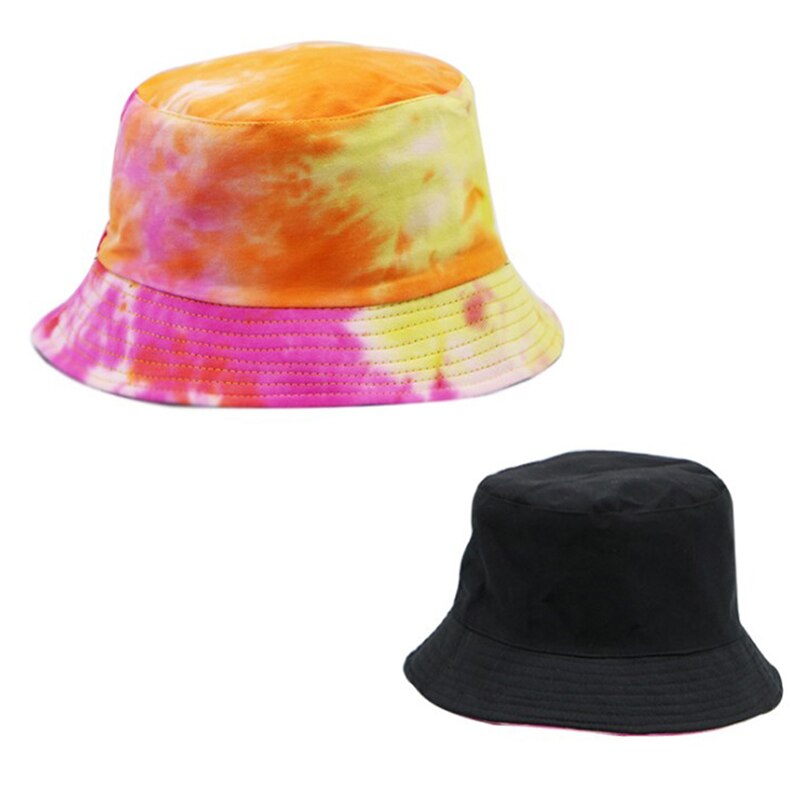 Cappello della benna Per La Spiaggia di Sport Primavera E Autunno Europeo E Americano di Moda Cravatta di Cotone Tinto di Rendering Colorato Famosa Caps