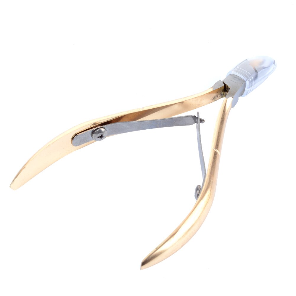 Nagelriemknipper met dubbele veer van roestvrij staal, 1/4- beste nagelgereedschap om dode huid op vingers en tenen te verwijderen