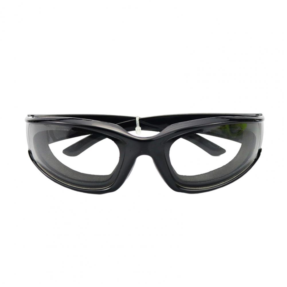 Gafas de seguridad para el hogar, Protector ocular de plástico resistente al viento para asar a la parrilla, barbacoa, cocina: Black