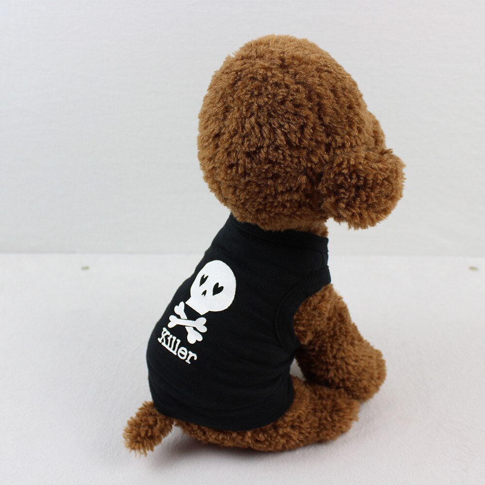 Pet Dog Shirt Hond Kleding Katoenen T-shirt Puppy Kostuum Voor Kleine Hond Vest Voor Honden Zomer Huisdier Kleding Chaleco perro Mascota