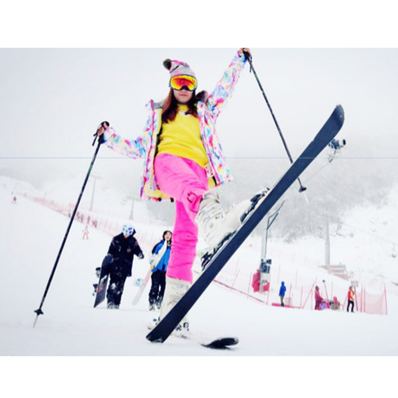 Mutusnow skijakke kvinder vintertæt vindtæt sportstøj kvindelig vinterjakke snowboardcoat