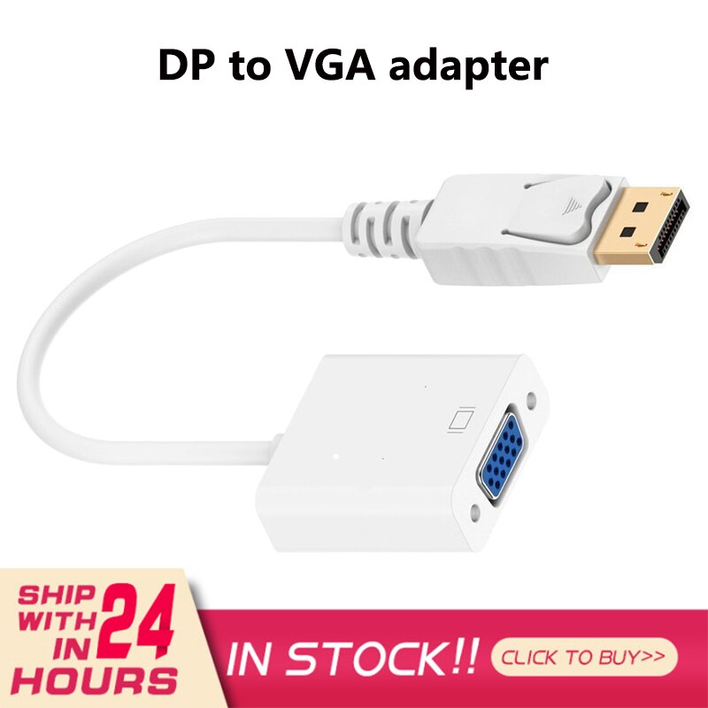 Displayport Naar Vga Grote Dp Naar Vga Adapter Kabel Voor Lenovo Dell Hp Dp Displayport Naar Vga Adapter Kabel Voor desktops Laptop