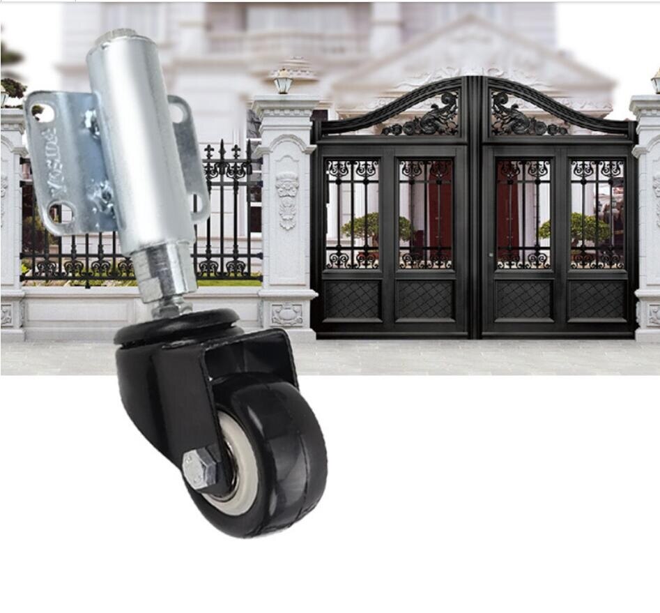 Brake function available Swing Door Gate Wheel Spring Loaded Swivel Caster with Heavy Duty 110lbs 50kg Load Capacity