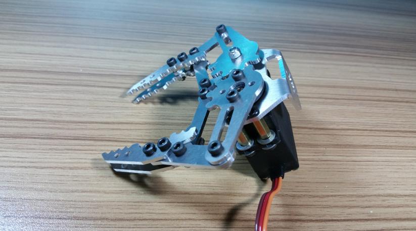 Metal robot klo robot griber mekanisk arm klemme griber med 180 graders servoer til arduino gør-det-selv projekt-legetøjsdele