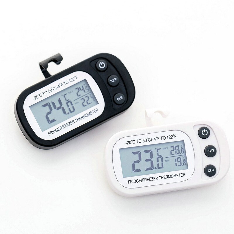 Digital Waterproof Refrigerator Freezer Room Thermometer Max/Min Record Function with Large LCD Display^_^