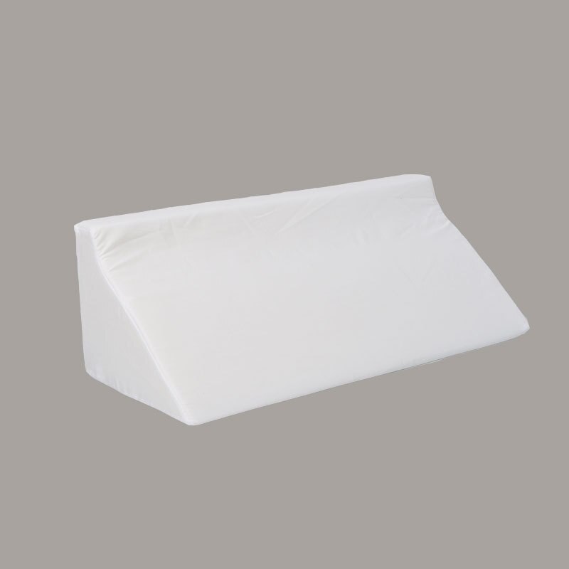 Verheffen Wedge Bed Kussen Beste Pad Lendensteun Kussen Voor Slapen Rest R Type Omgedraaid Pad Kant Pad: WHITE
