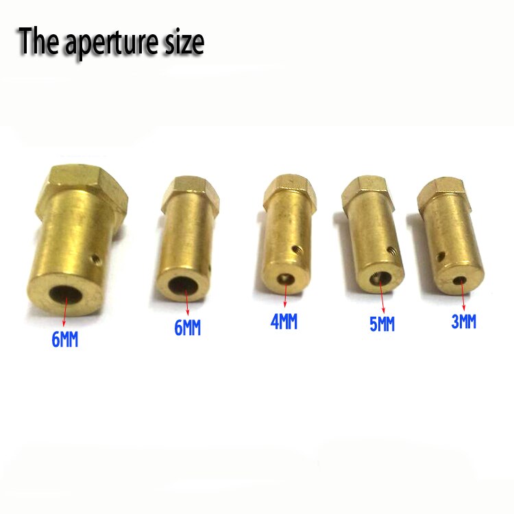M3-M6 Aperture Iron and copper coupling motor's rod connector Brand