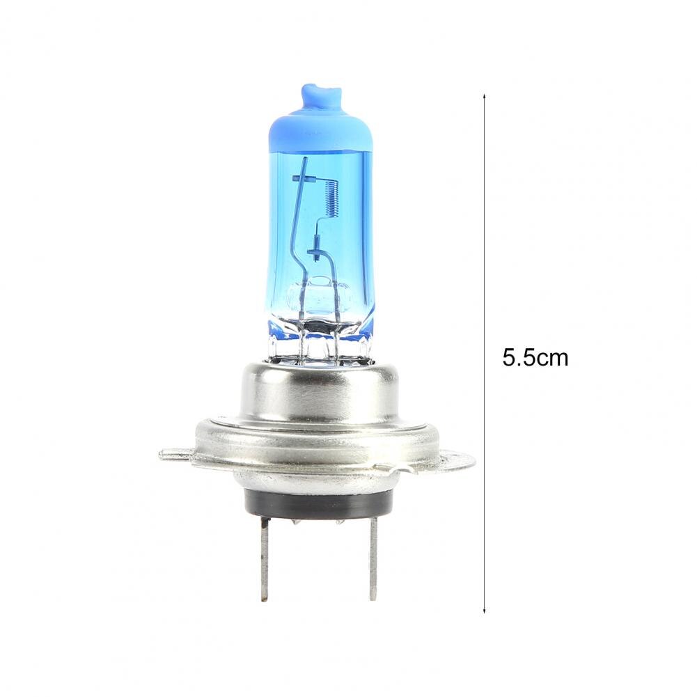 2Pcs H7 Car 12V 55W 5000K Bright White Halogen Bulb Headlight Fog Lamps Accessories
