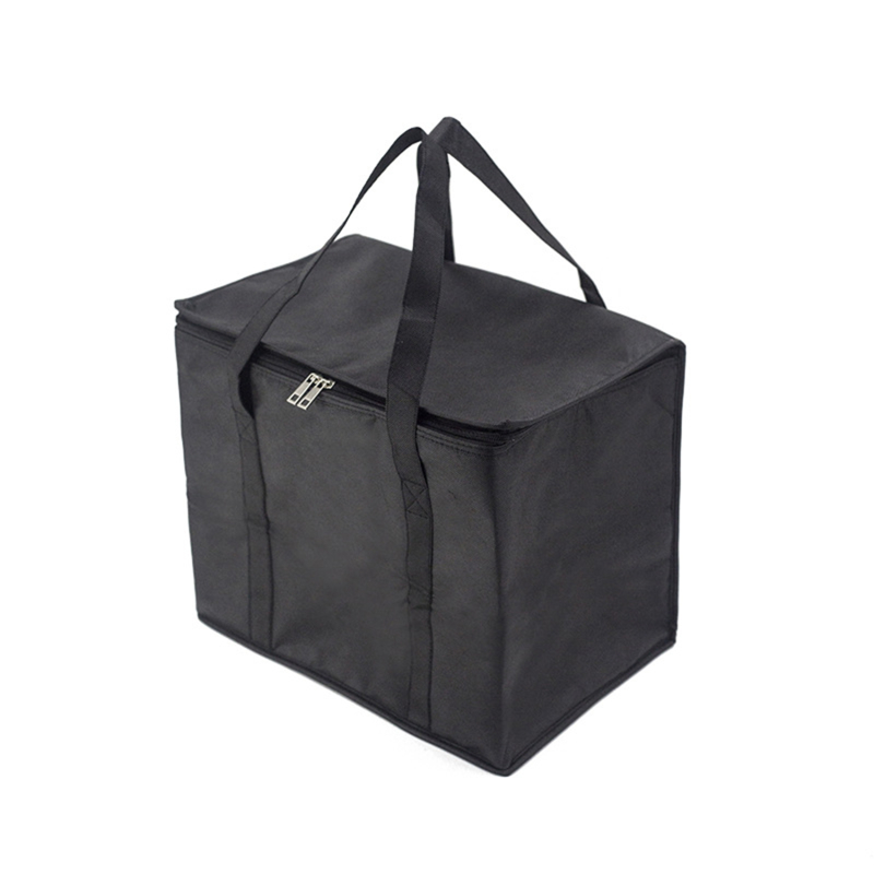 Waterproof Cooler Bag Picnic Insulated Lunch Box Foldable Ice Pack Portable Food Thermal Bag Drink Carrier Functional: black