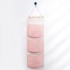Organizador para cama y sofá, accesorio de almacenamiento con bolsillos para cabecera, colgador de pared, 3 bolsillos, para baño y bebé: C