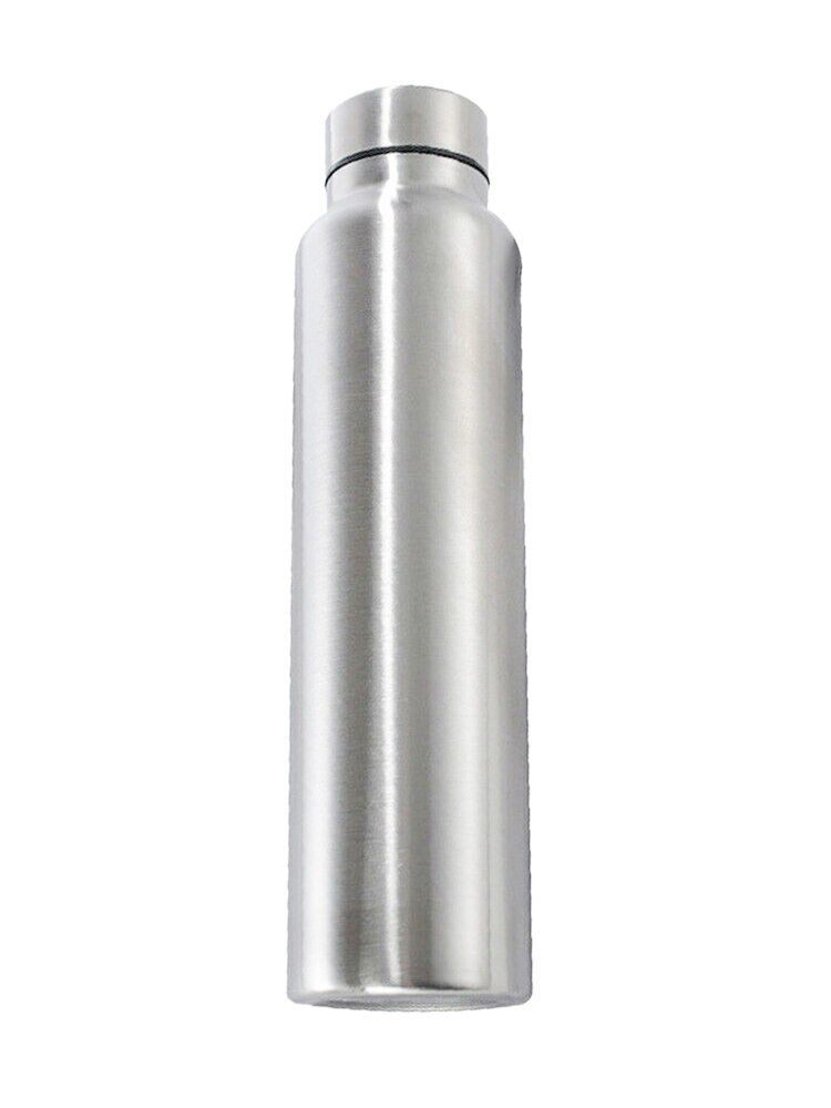 650ml/1000ml sportvattenflaskor i rostfritt stål enlagers robust vattenkopp camping sport gym metallflaska dryckesartiklar