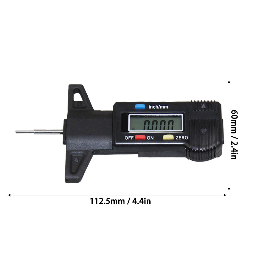 Develop Digital Car Wheel Tire Gauge Meter Tool Tire Tread Depth Tester Easy to Use carro Quick CSV