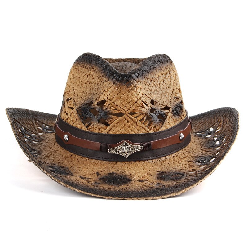 Cappello Da Cowboy Estivo Unisex - Tesa Larga E Modellabile Per Stile Western