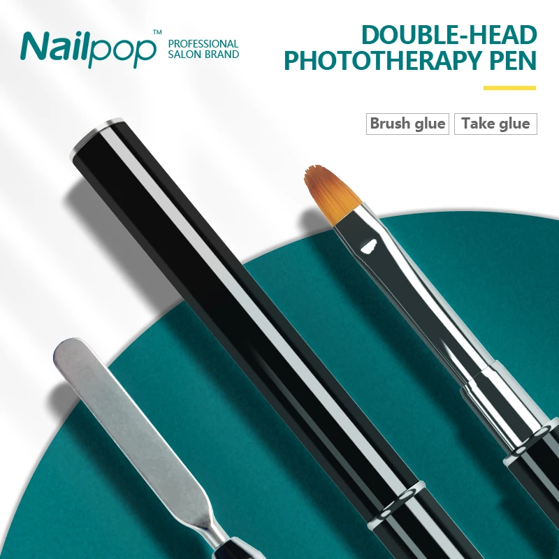 Nailpop neglelim fototerapi pen uv gel pensel pen akryl negle kunst maleri tegning pensel manicure professionnel værktøj