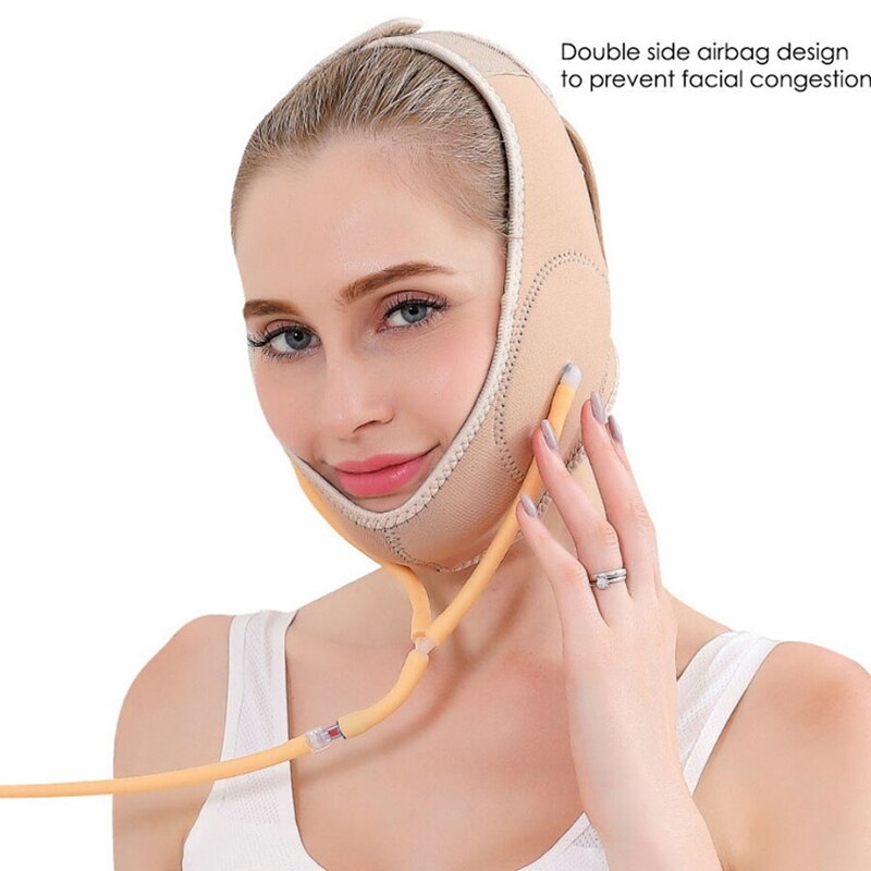 Luft Presse Aufzug hoch Gürtel Gesicht-Aufzug Maske Massagegerät V-Linie Wange Kinn Abnehmen Gürtel Gesicht ehemalige Für gewicht Verlust Hautpflege Schönheit Werkzeug