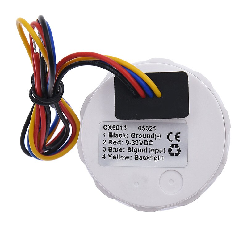 40-120 ℃ Water Temp Gauge Temperatuur Sensor Auto Vrachtwagen Boot Moto Meter Voertuig Indicator Met Rode Backlight