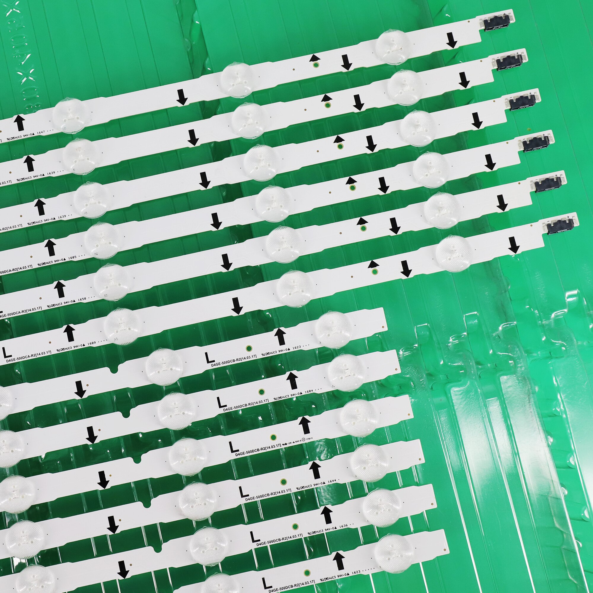 12 PCS LED backlight strip for UE50H5000 UE50H6200 UE50J5600 UE50J6200 UE50H6400 UE50J5500 BN96-30428A BN96-30427A 30425A 30426A