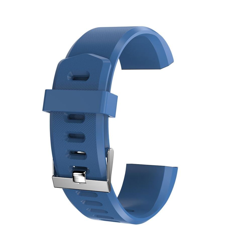 Smart Bracelet ID115 Plus Sports Pedometer Watch OLED Screen Fitness Running Walking Tracker Heart Rate Pedometer Smart Band: Green