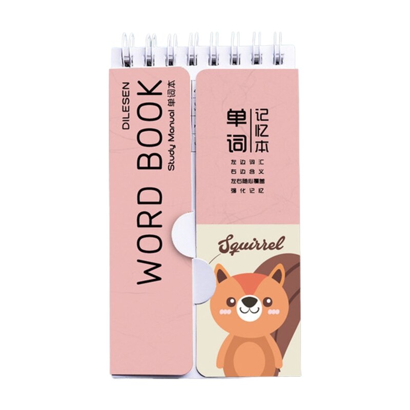 Portable Notepad Mini Spiral Notebook Pocket Study To-do-list Pad Notebook: Fox