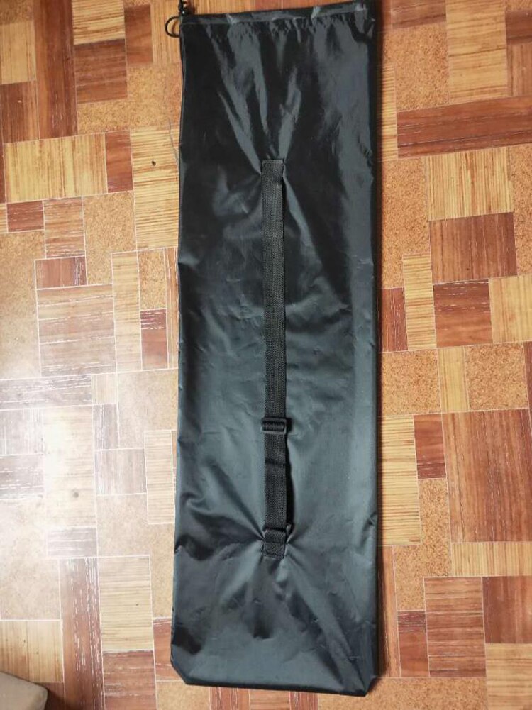 Bolsa de almacenamiento para monopatín multifuncional Unisex, bolso sencillo de Color sólido, multiusos, con cuatro ruedas, bandolera de hombro: Negro