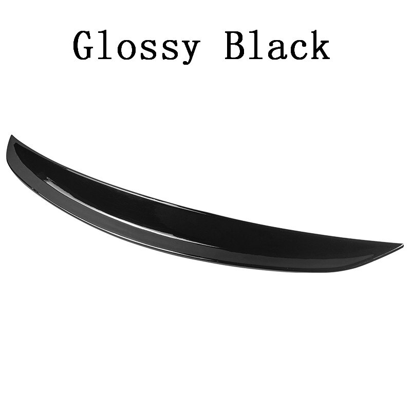 Zwart/Carbon Fiber Kofferbak Spoiler Lip Voor Mercedes Benz A-klasse W177 -2024 A180 A160 A200 a220 A250 A45 A35 Hatchback: Glossy Black