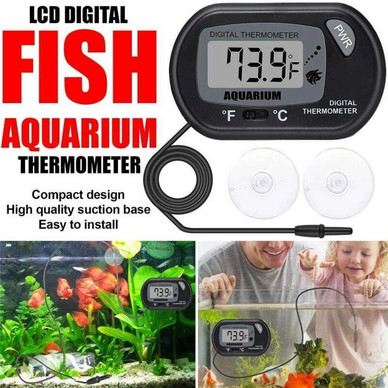 Electronic Temperature Fish Tank Refrigerator Digital Measure Water Temperature Tools Watch Strap Waterproof Probe Celsius