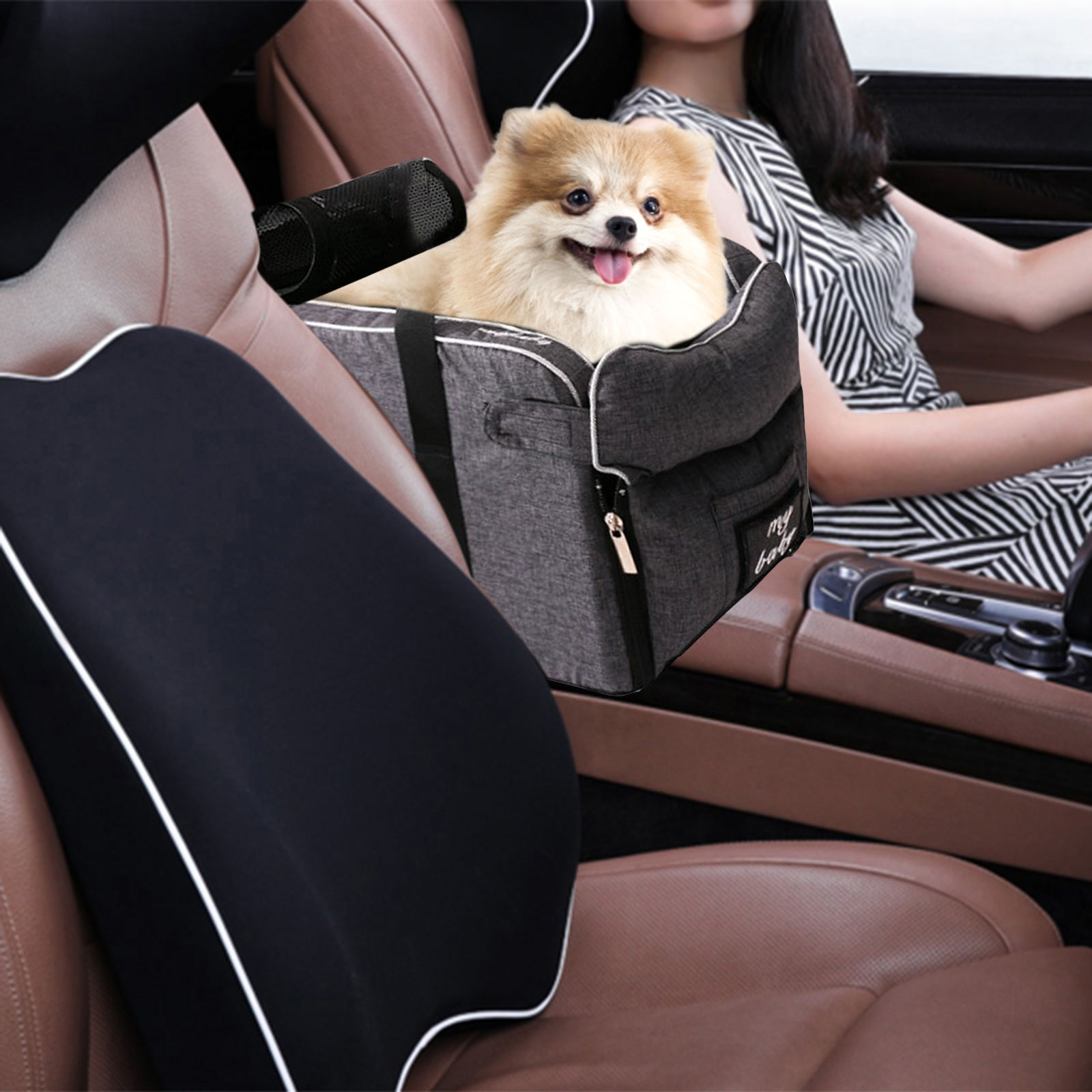 UVCMDUI Autostoel Booster Kussens voor volwassenen, draagbare volwassen auto Booster Seat voor vrachtwagens, auto's, Suvs, Bureaustoelen, Rolstoelen, effectief verhogen van het gezichtsveld met 7cm, F