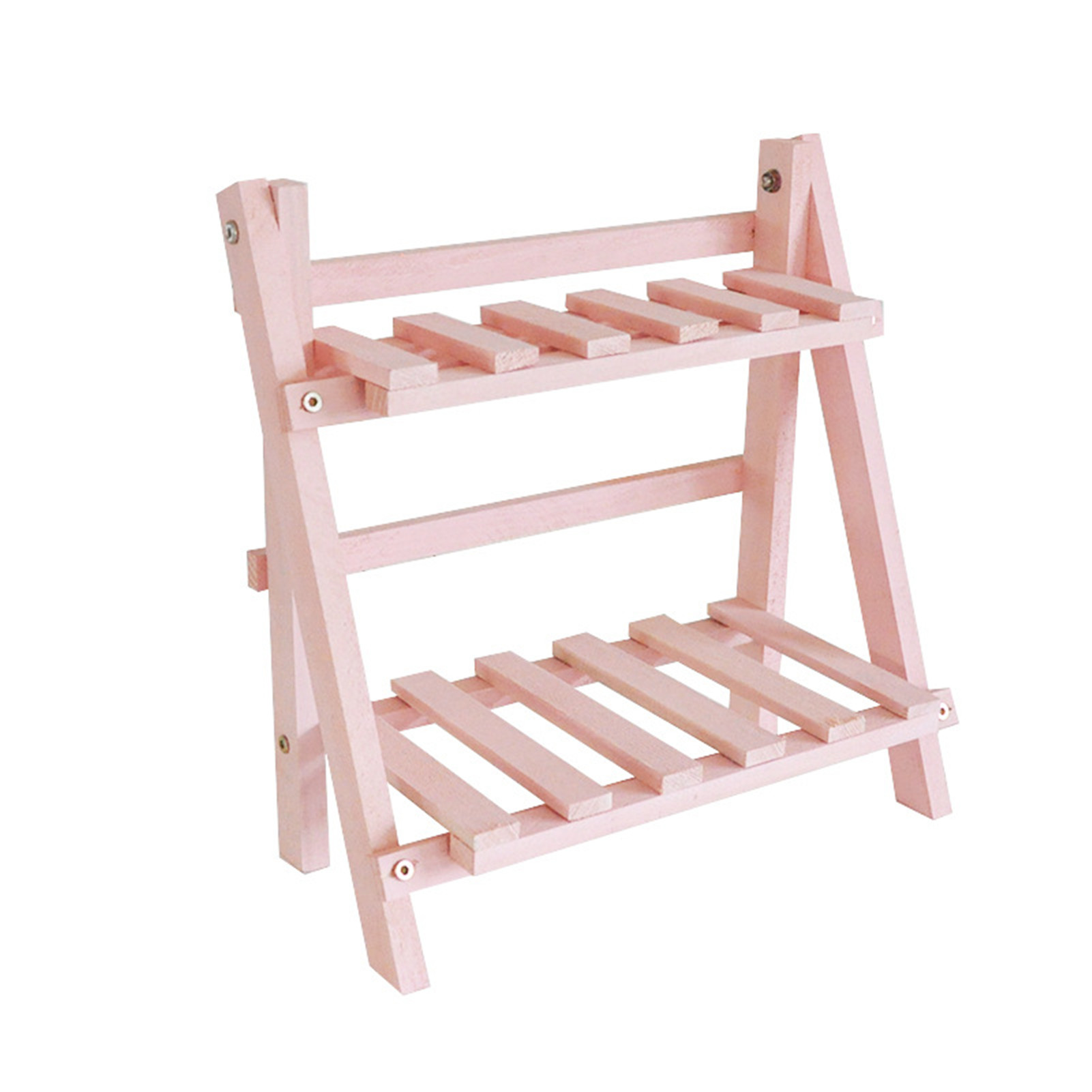 Espositore Per Gioielli In Legno A 2 Livelli | Supporto Per Bracciali, Collane E Orologi | Grezzo Non Dipinto Per Decorazione DIY