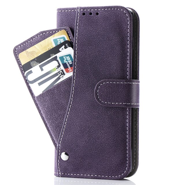 Luxury Magnetic Phone Case For Samsung Galaxy J3 J 3 6 GalaxyJ3 SM J320 J320F J320H J320FN Leather Flip Wallet Cover Funda: Purple