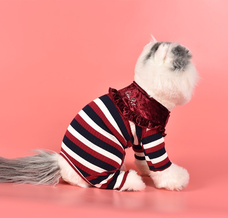 Hond Kleren Vier-Legged Kleding Vechten Teddybeer Huisdier Kleding Herfst En Winter Een Stuk Kat Kleding