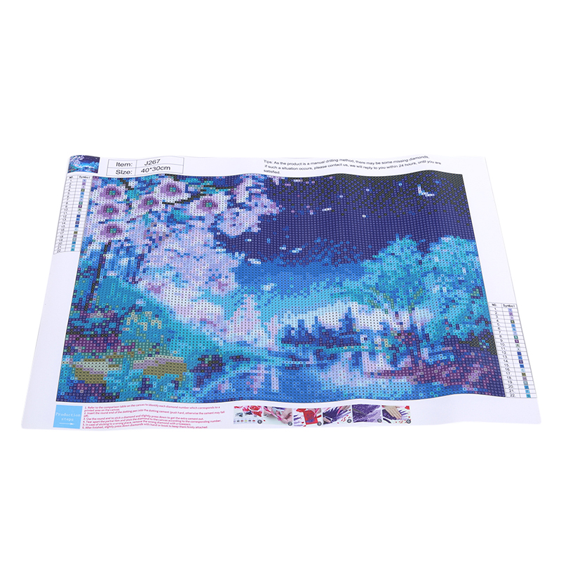 Full Square Diamond Painting Spring DIY 3d Diamond Mosaic Peach Tree Full Round Diamond Embroidery Cross Stitch Pink Flowers