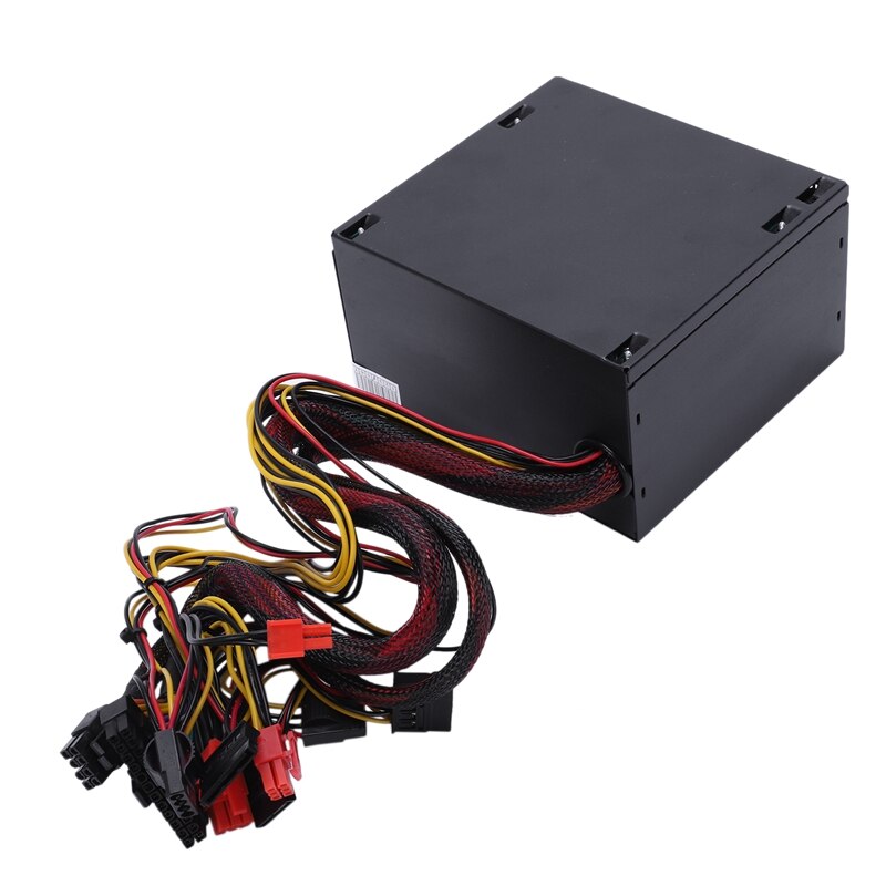 170-260V Max 600W Voeding Psu Pfc Stille Ventilator 24Pin 12V Pc Computer Sata Gaming pc Voeding Voor Amd Computer Eu Pl